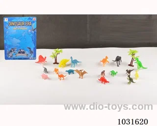 9pcs dinosaur set 2sets mixed loading in blister card