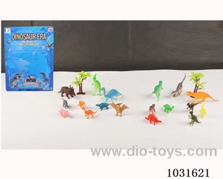 9pcs dinosaur set 2sets mixed loading  in blister card