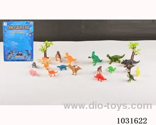 9pcs dinosaur set 2sets mixed loading in blister card