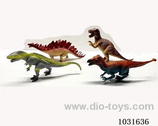 4pcs dinosaur set in PP bag with header