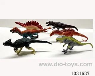 6pcs dinosaur set in PP bag with header