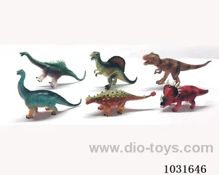6pcs dinosaur set in PP bag with header