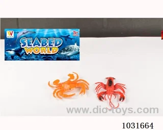 5.5pcs animals set in PP bag with header