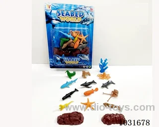 12pcs animals set in blister card