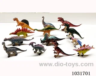 13pcs dinosaur set in PP bag with header