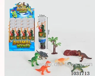 6pcs dinosaur set in display box
