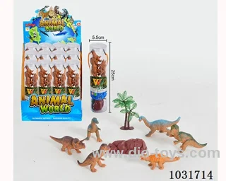 6pcs dinosaur set in display box