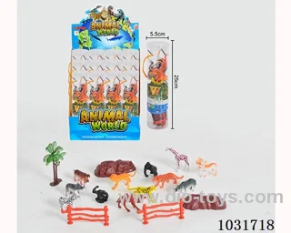 12pcs animals set in display box
