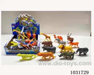 12pcs animals set in display box