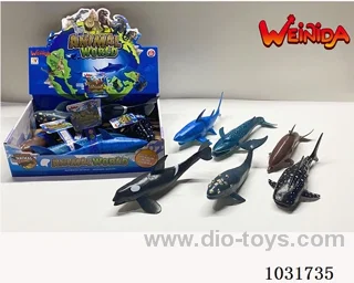 6pcs animals set in display box