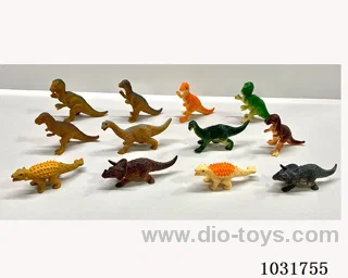 12pcs dinosaur set in PP bag with header