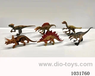 6pcs dinosaur set in PP bag with header