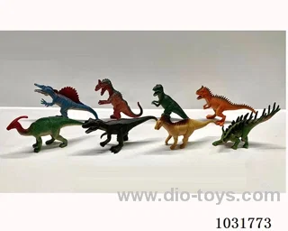 8pcs dinosaur set in PP bag with header