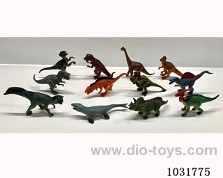 12pcs dinosaur set in PP bag with header