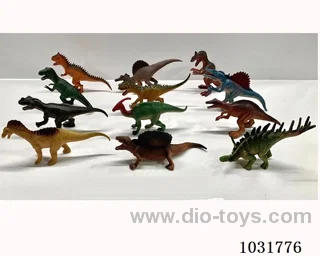 12pcs dinosaur set in PP bag with header