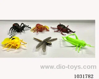 6pcs animals set in PP bag with header