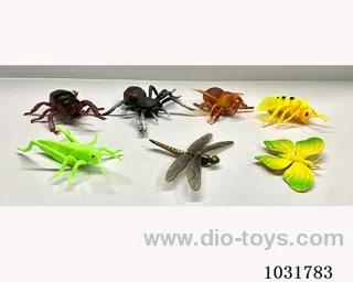 7pcs animals set in PP bag with header