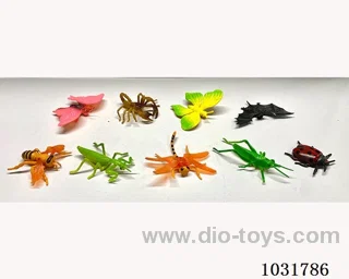 9pcs animals set in PP bag with header