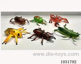 6pcs animals set in PP bag with header