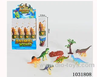 6pcs dinosaur set in display box