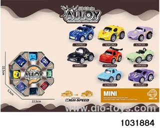 Alloy car in 8pcs display box