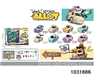 Alloy car in 8pcs display box