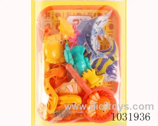 Fishing toys  in poly bag header