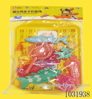 Fishing toys  in poly bag header