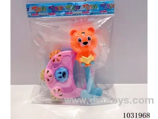 Cartoon baby rattles in opp bag