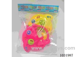 Cartoon baby rattles in opp bag