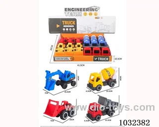 12pcs Sliding car  4 sets mixed loading in display box