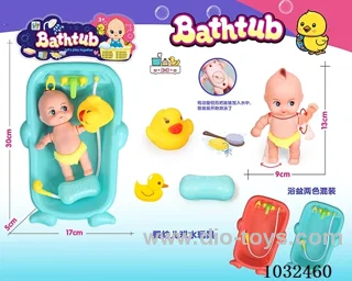 bath toy 2color mixed loading in PVC cover