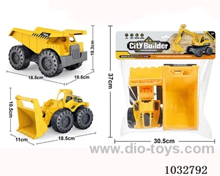 Sliding car in PP bag with header