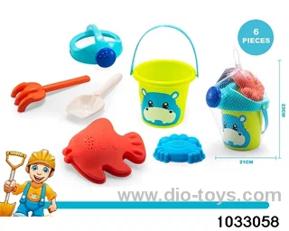 Beach toy set（6pcs）in Net bag