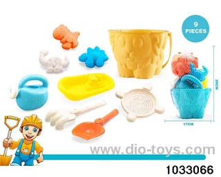 Beach toy set（9pcs）in Net bag