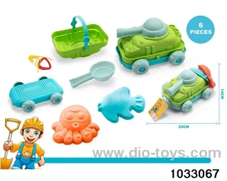 Beach toy set（6pcs）in Net bag