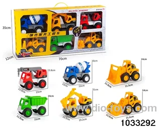 6 in 1 engineering vehicle in color