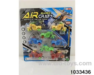 Pull back Motorcycle（8pcs）in Blister card