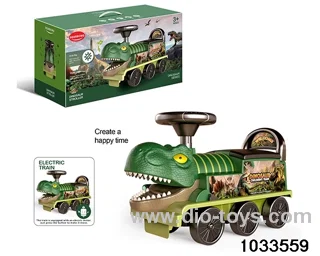 Electric dinosaur children's train with light，music