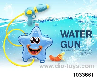 Backpack water gun in PP bag with header