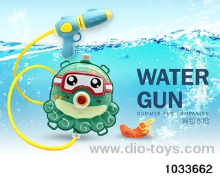 Backpack water gun in PP bag with header