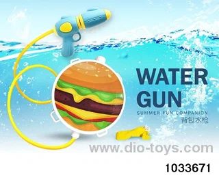 Backpack water gun in PP bag with header