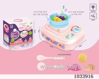 Multifunctional gas stove with light&music&sound in color box