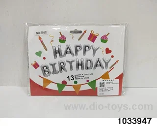 16 inch aluminum film birthday party in opp bag