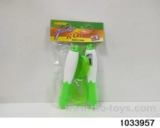Jumping rope in poly bag header