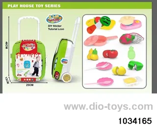 Fruit toys in Trolley case