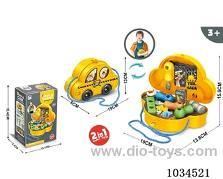 Tool storage car in color box