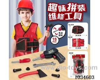 Tool waist pack with Electric hand drill&clothes in pp bag with header