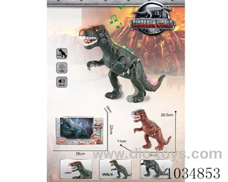 Electric Dinosaur with light&sound in window box