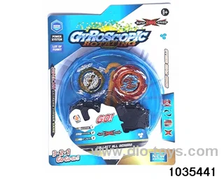 6cm alloy gyro with battle disk 2 in 1 in Blister card